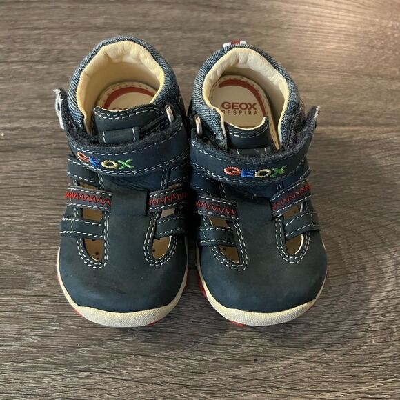 Geox Boys toddler Suade leather shoes size 18 /US 3 - Picture 1 of 7